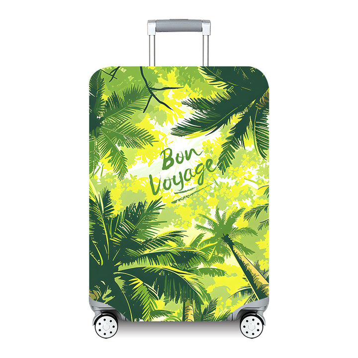 Unisex hard-shell travel suitcase with artistic landscape design Kalsten