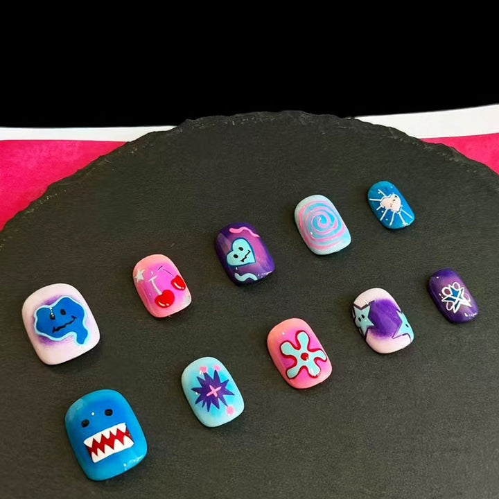 Playful Artistic Nail Art Design Set Kalsten