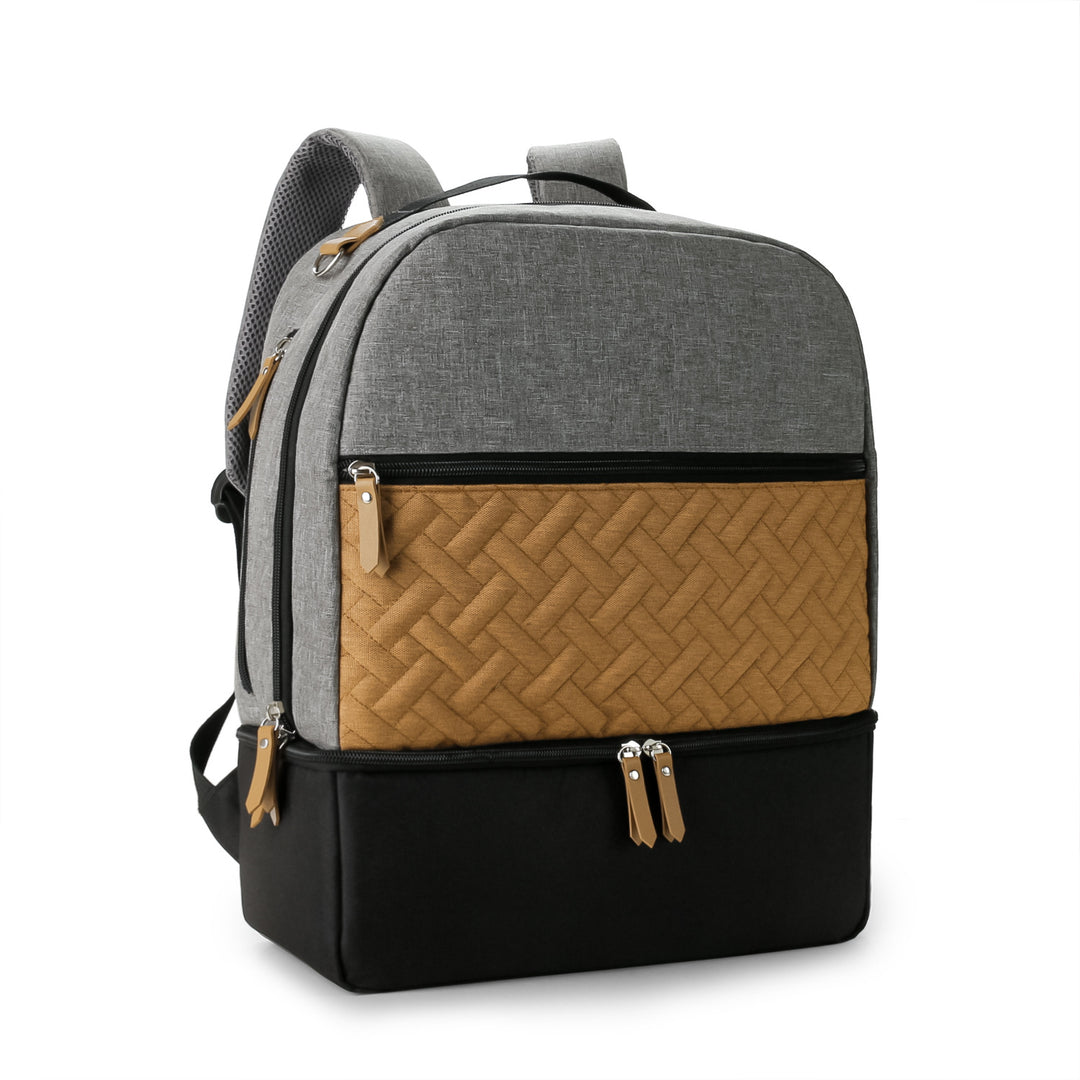 Backpack with Floral Pattern and Separate Compartment Kalsten