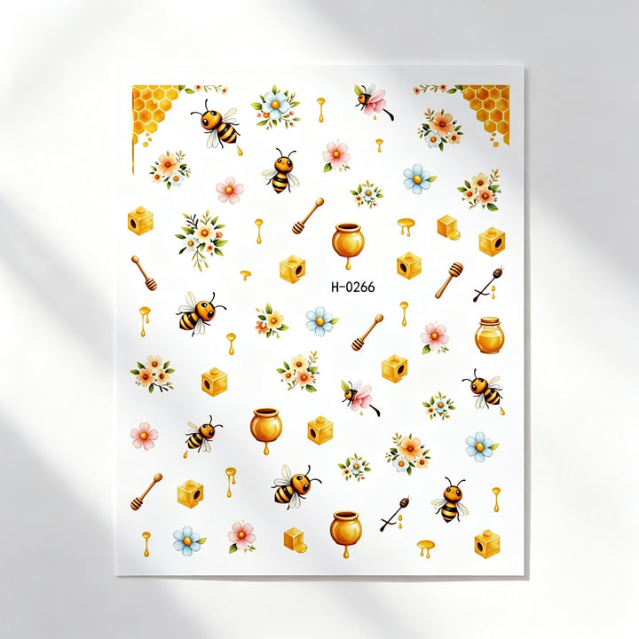 Tropical Fruit-Themed Nail Art Sticker Set