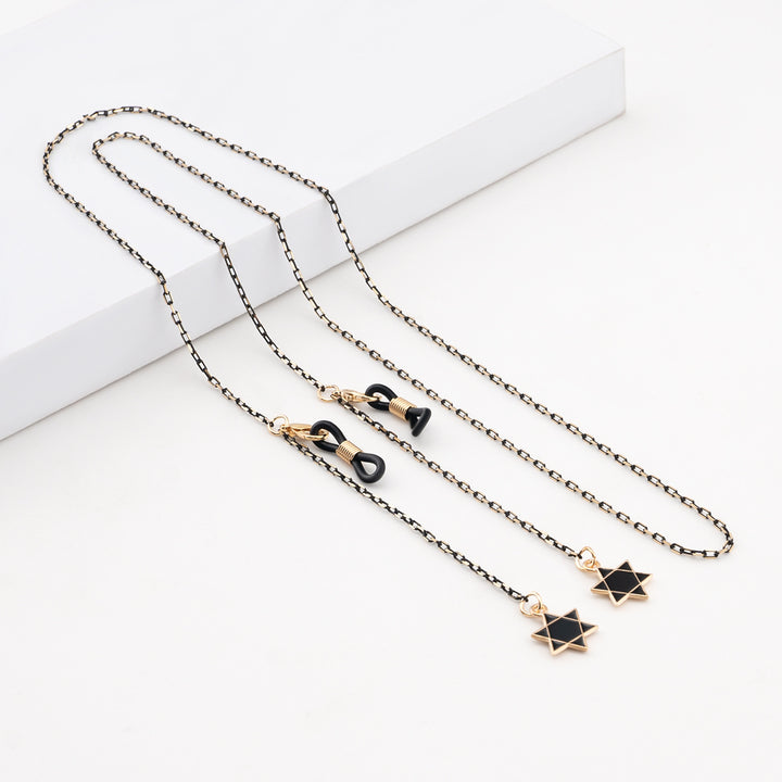 Elegant Geometric Glasses Chain kalsten