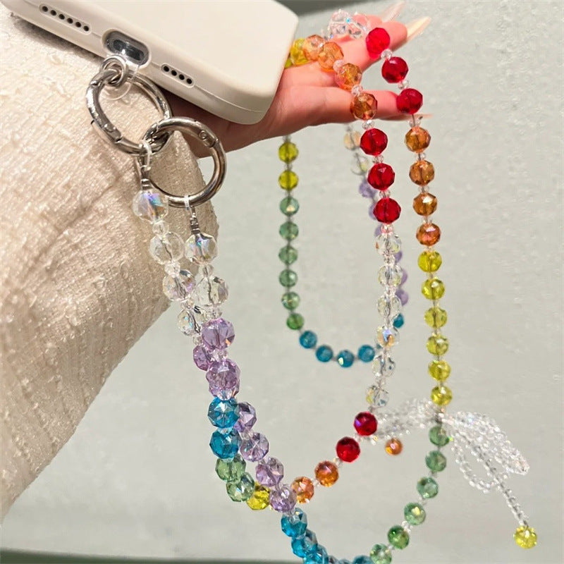Artistic Crystal Beaded Charm Keychain Kalsten