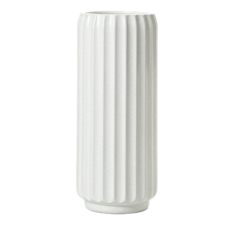 Elegant Fluted Decorative Floor Vase Kalsten