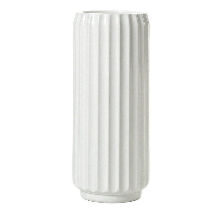 Elegant Fluted Decorative Floor Vase Kalsten