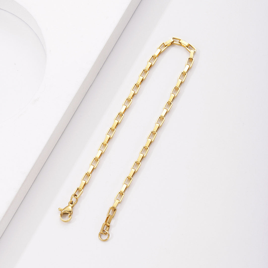 Chunky Rectangular Link Necklace Kalsten