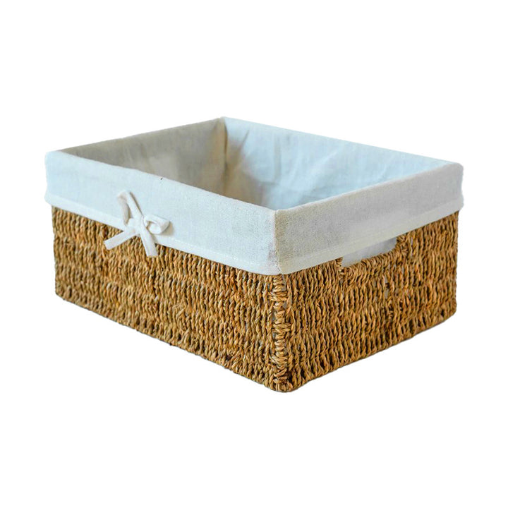 Eco-Friendly Fabric-Lined Storage Basket Kalsten