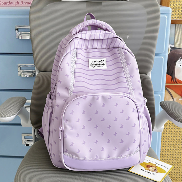 Playful Butterfly-Themed School Backpack Kalsten