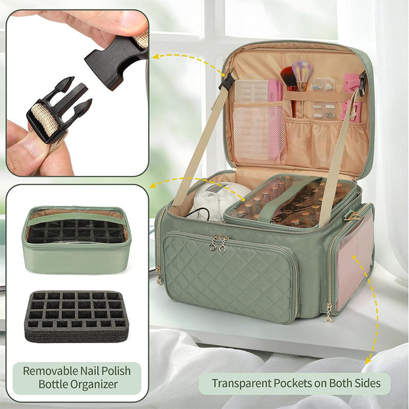 Cosmetic organizer with multifunctional compartments Kalsten