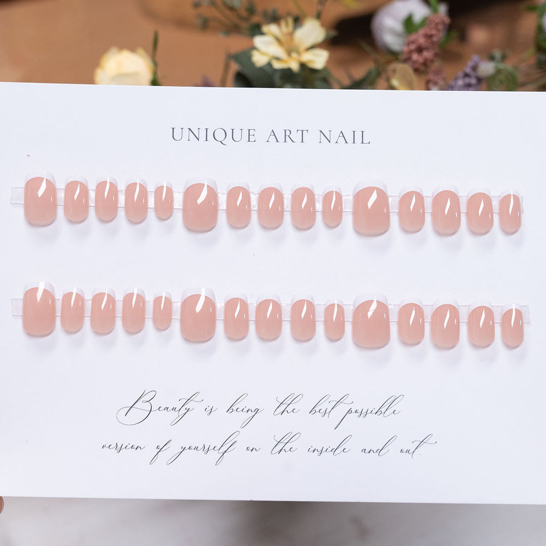 Premium Glossy Press-On Nails Set
