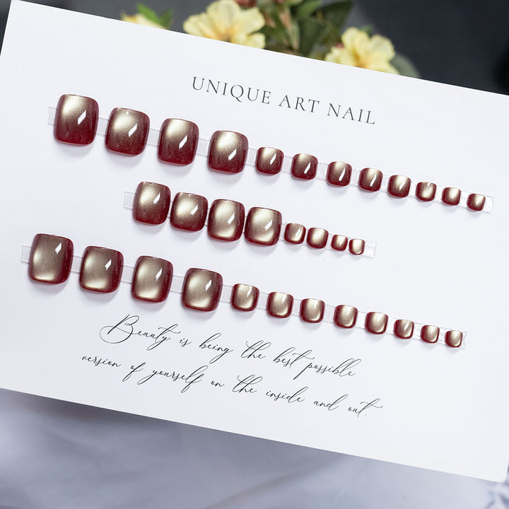 Elegant Metallic Nail Art