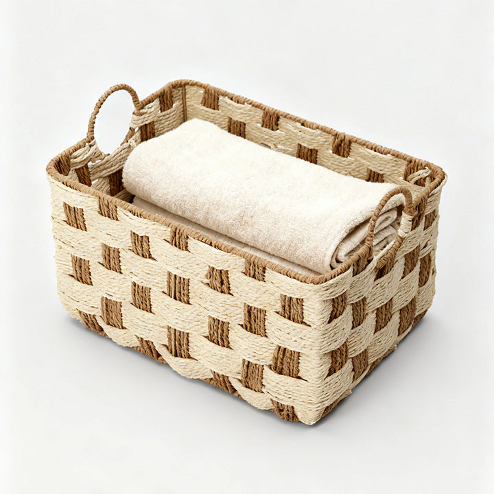 Basket with decorative honeycomb design Kalsten