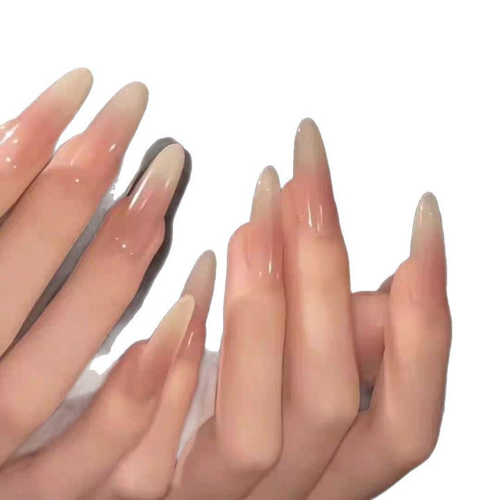 Elegant French Tip Nail Art Extensions