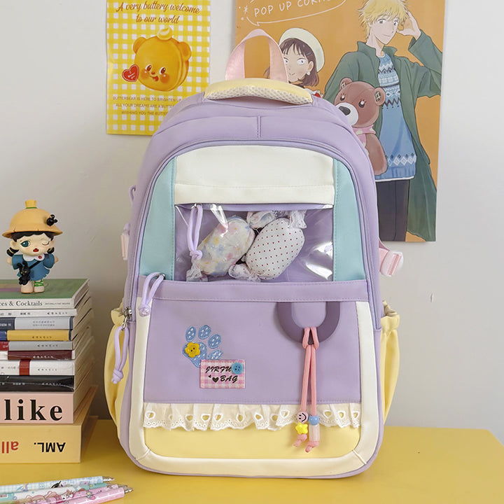 Cute Decorative Clear Window Backpack Kalsten
