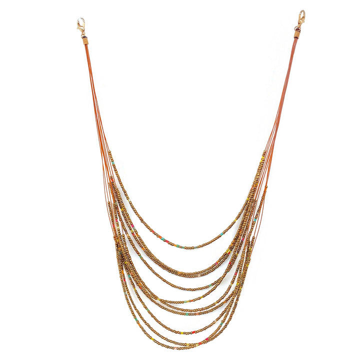 Multilayered Beaded Necklace Kalsten