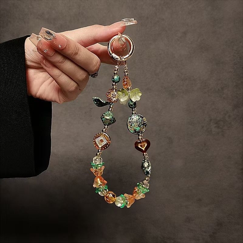 Artistic Beaded Charm Phone Strap Kalsten