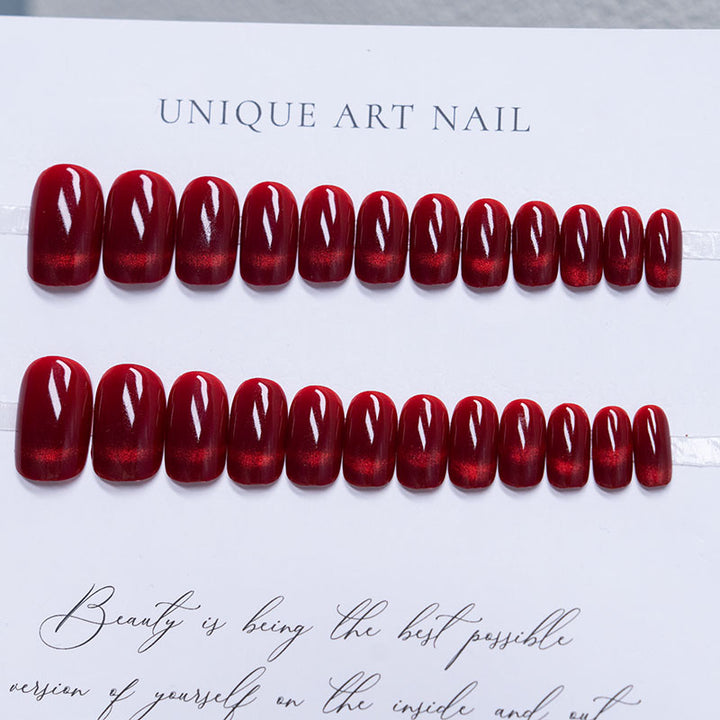 Glossy Press-On Nail Set