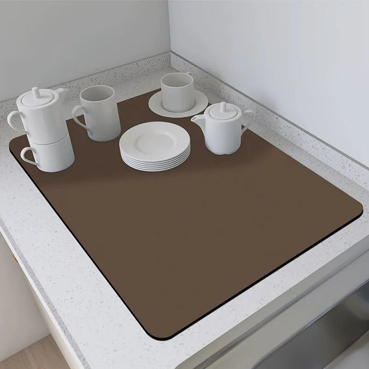 Coffee-Themed Kitchen Mat