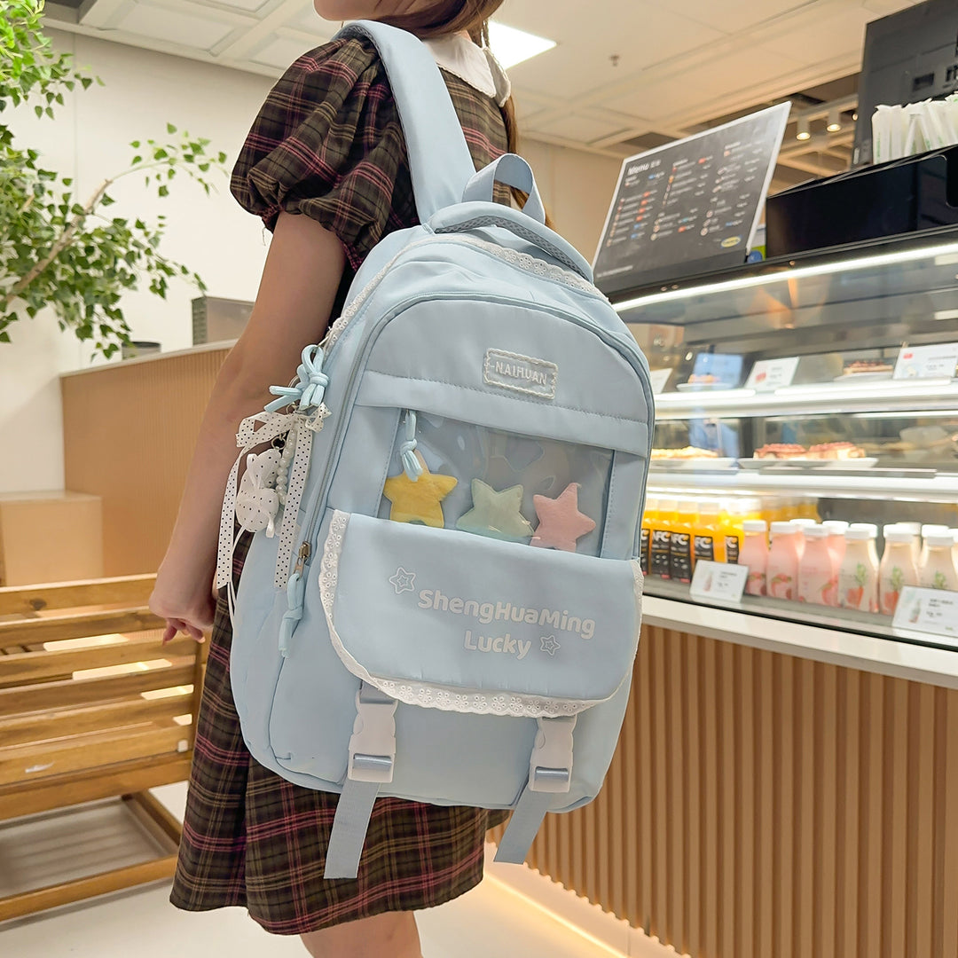 Transparent Window Backpack Kalsten