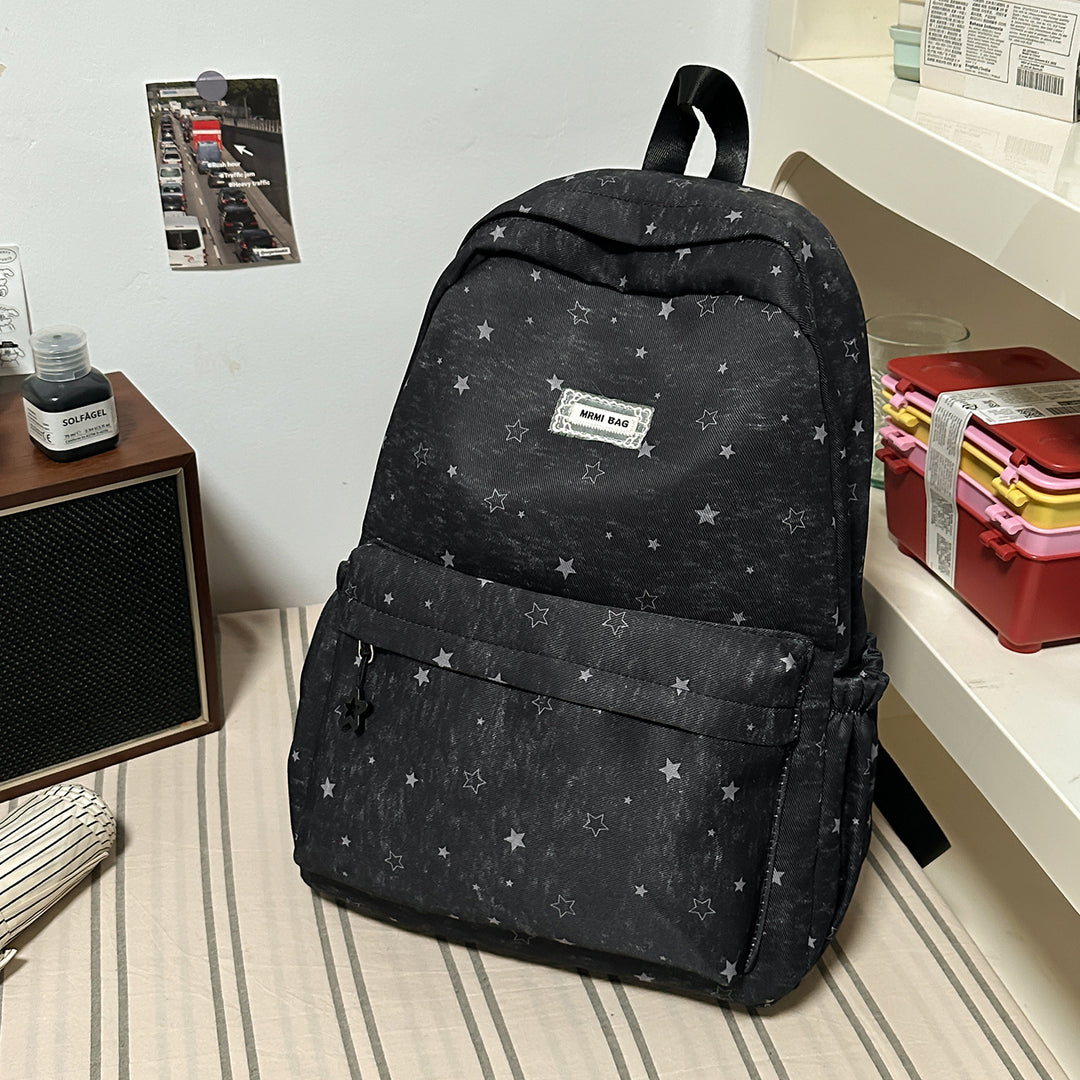 Star-Patterned Casual Backpack Kalsten