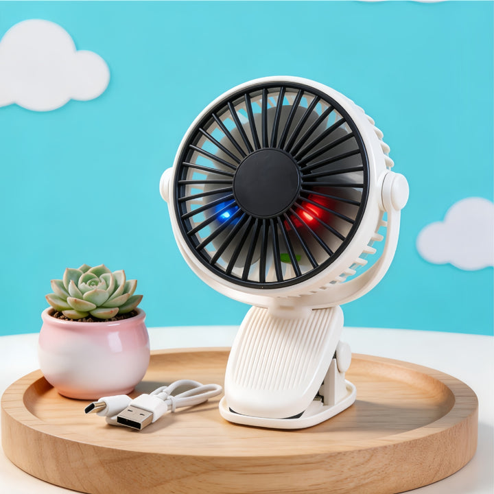 Women Portable Hand Fan with Creative Animal Ears Kalsten