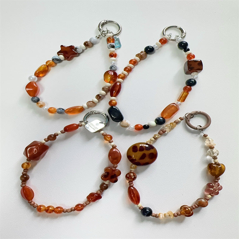 Decorative Beaded Charm Keychain Kalsten 1790134942