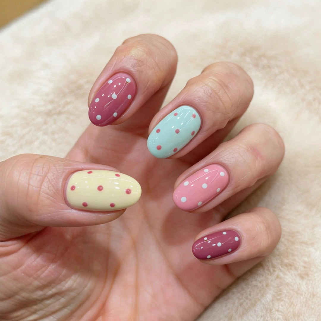 Decorative Polka Dot Nail Art Set