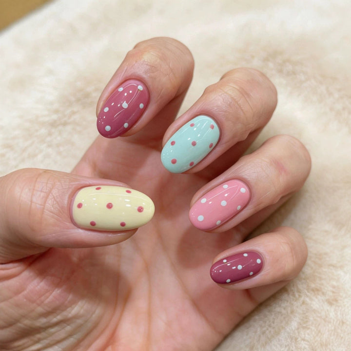 Decorative Polka Dot Nail Art Set