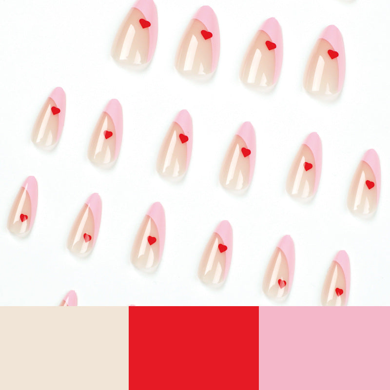 Artistic Nail Designs with Heart Accents Kalsten