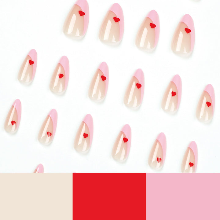 Artistic Nail Designs with Heart Accents Kalsten
