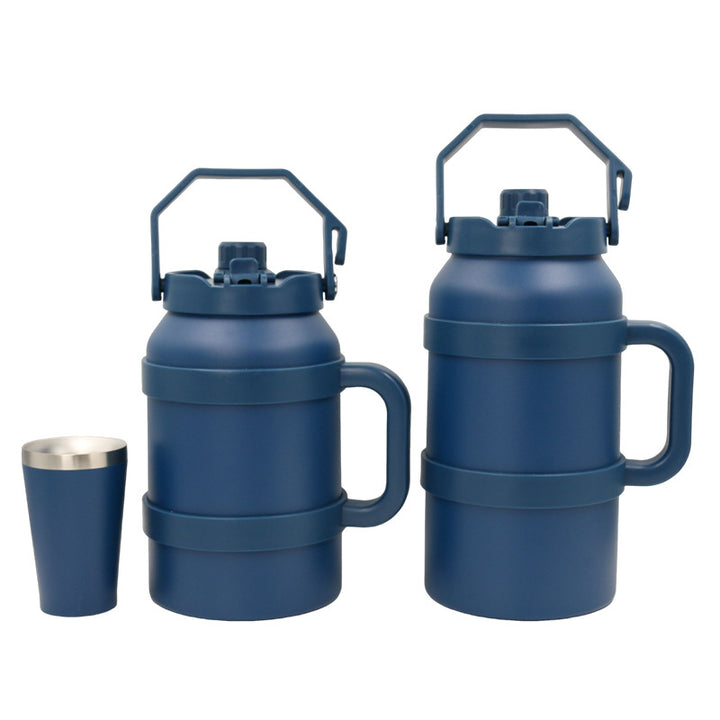 Ladies Insulated Stainless Steel Drinking Bottle with Practical Handle and Double Wall Technology Kalsten