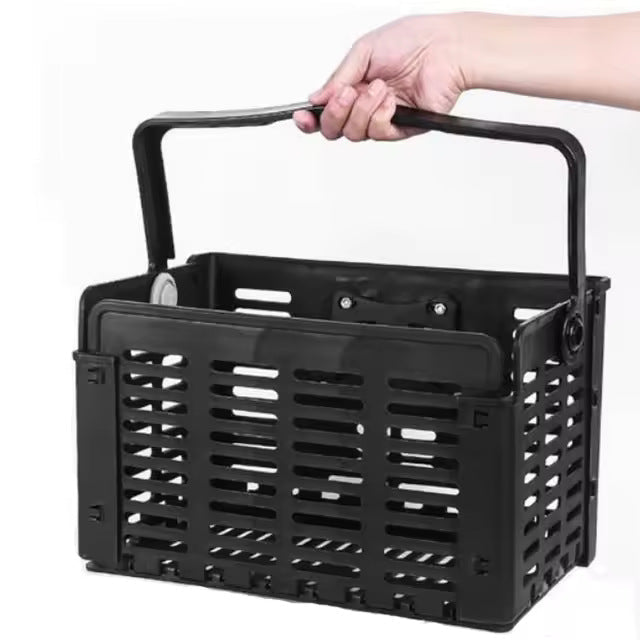 removable vented front bicycle cargo basket with universal handlebar mount Kalsten