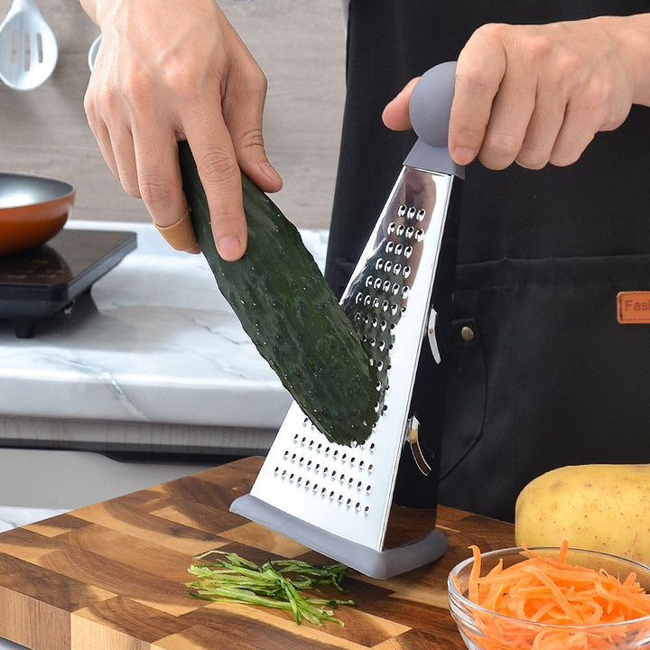 Versatile stainless steel grater with ergonomic handle Kalsten