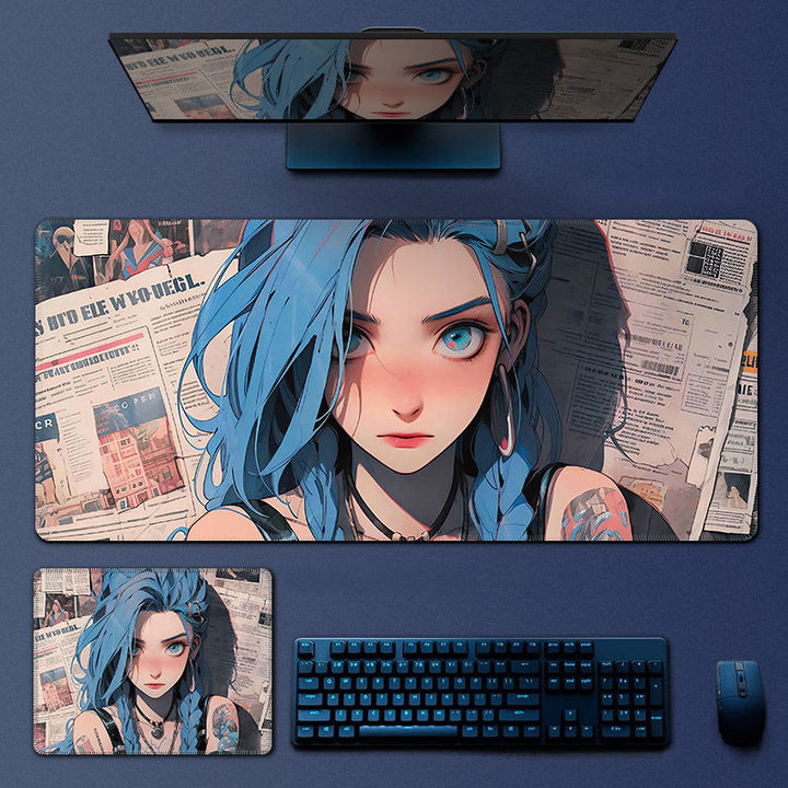 Anime-Inspired Gaming Mouse Pad