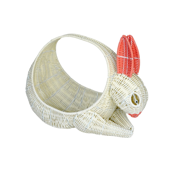 Decorative Rabbit-Shaped Wicker Basket Kalsten