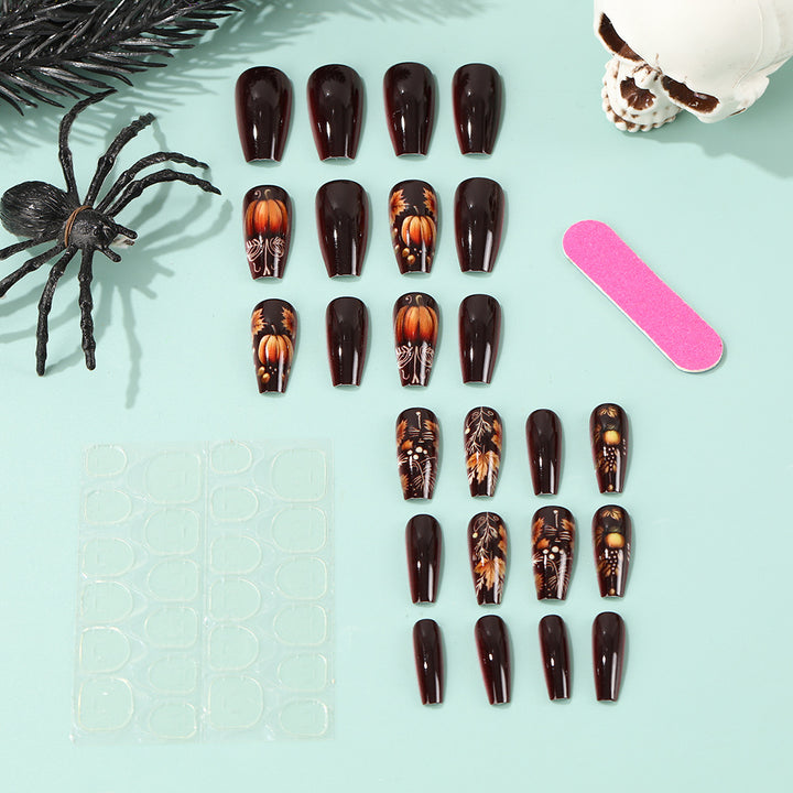 Artificial nails with autumn design Kalsten