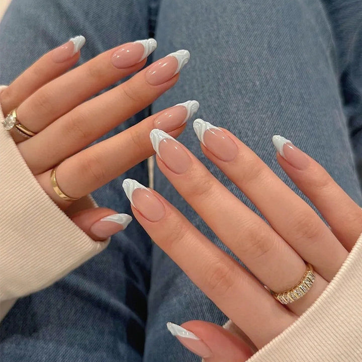 Elegant Heart-Designed Press-On Nail Tips Kalsten
