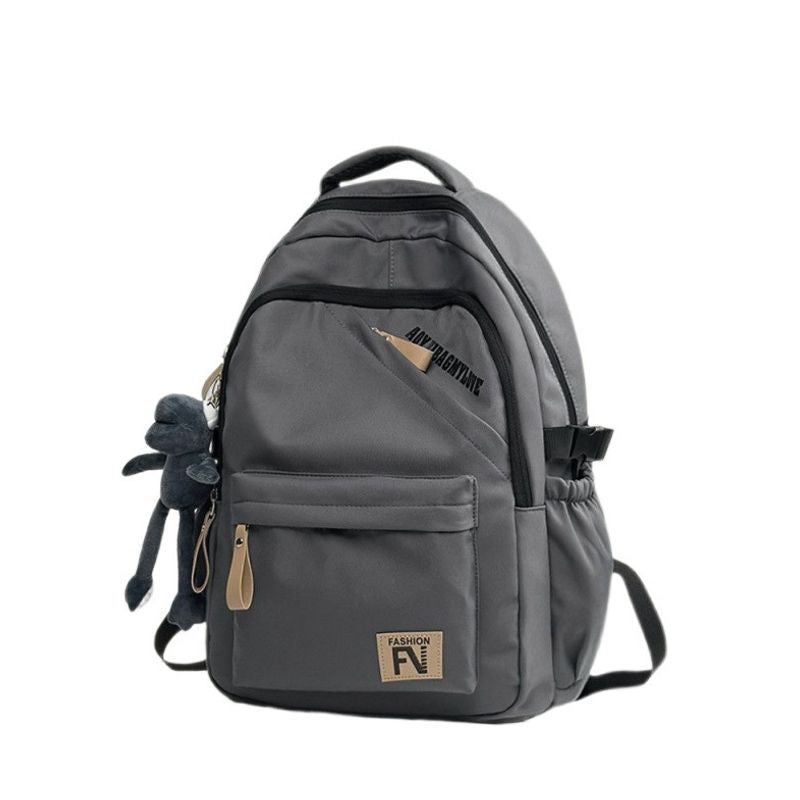 Versatile Urban Backpack with Cute Keychain Kalsten