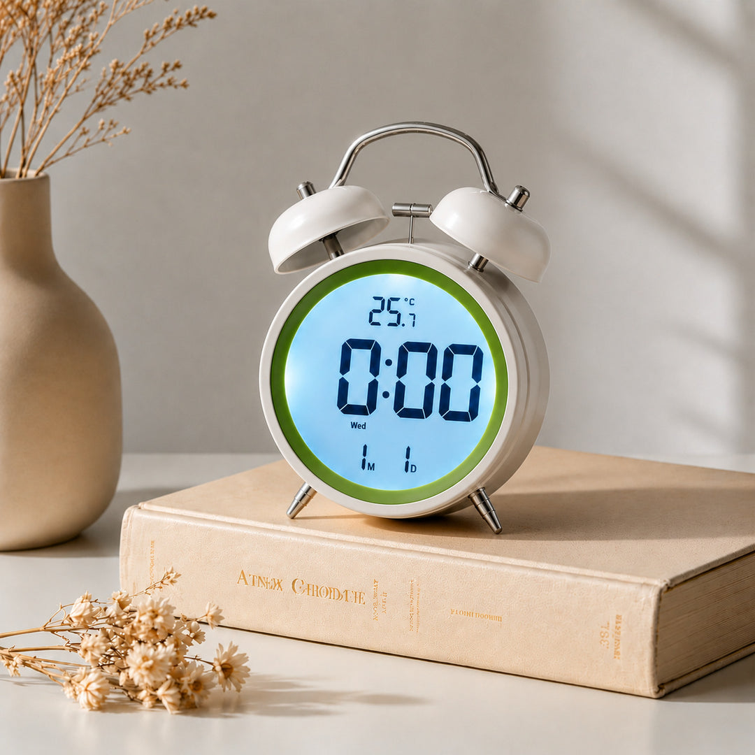 Digital Alarm Clock with High-Resolution LED Display Kalsten