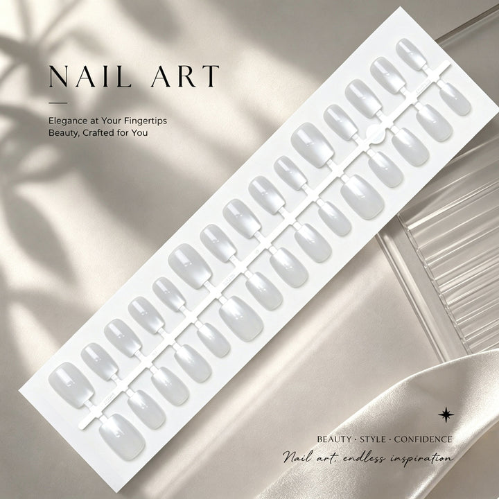 Glittery Press-On Nail Art Set