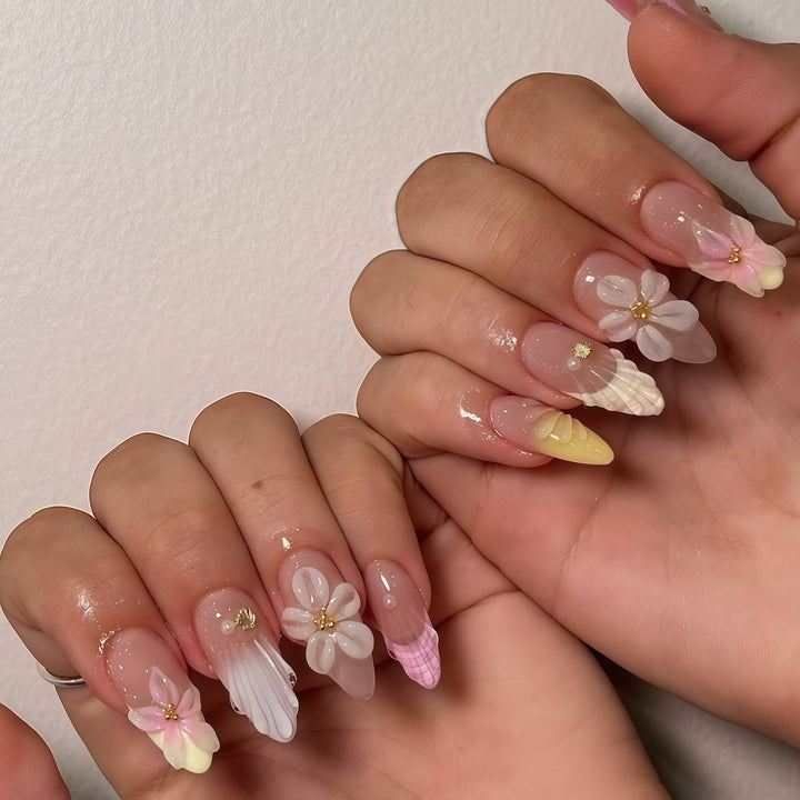 Premium Floral 3D Nail Art Extensions Kalsten