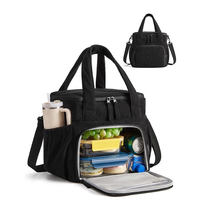 Insulated Multi-Compartment Lunch Cooler Tote Kalsten
