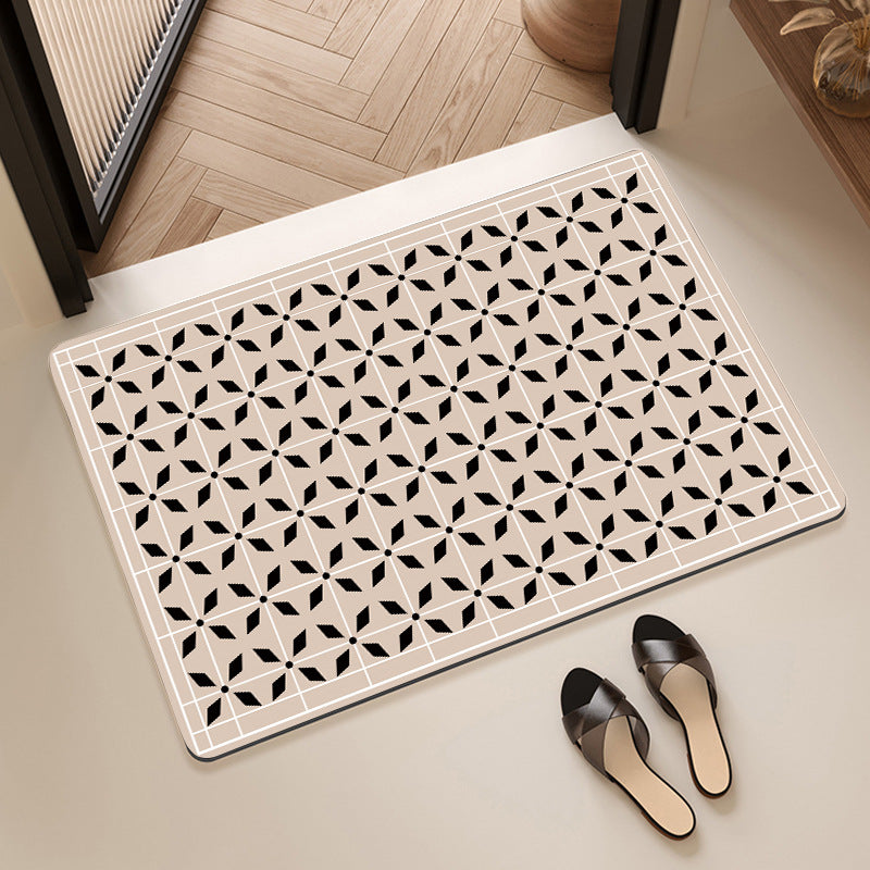 Geometric Pattern Decorative Floor Mat Kalsten