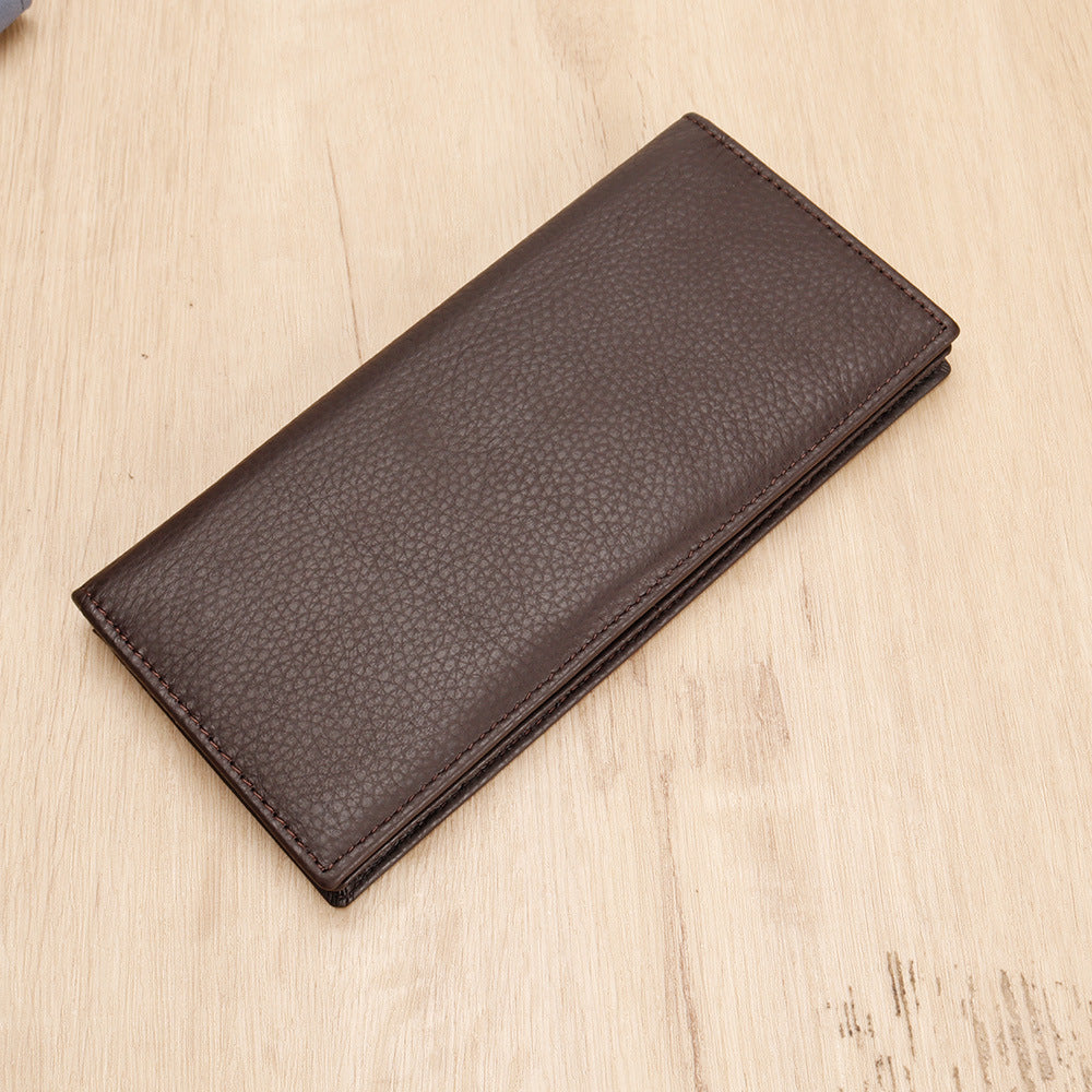 Textured Leather Long Wallet kalsten