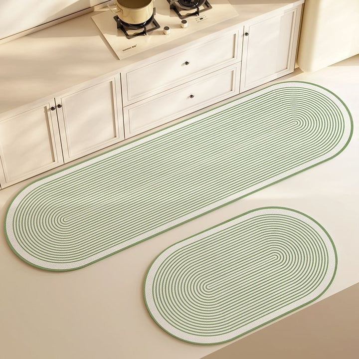 Modern Geometric Kitchen Runner Mat