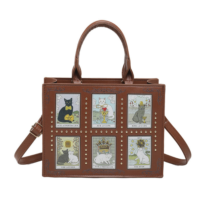 Cat-Themed Art Tote