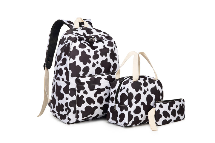 Stylish Leopard Print Backpack and Accessory Set Kalsten