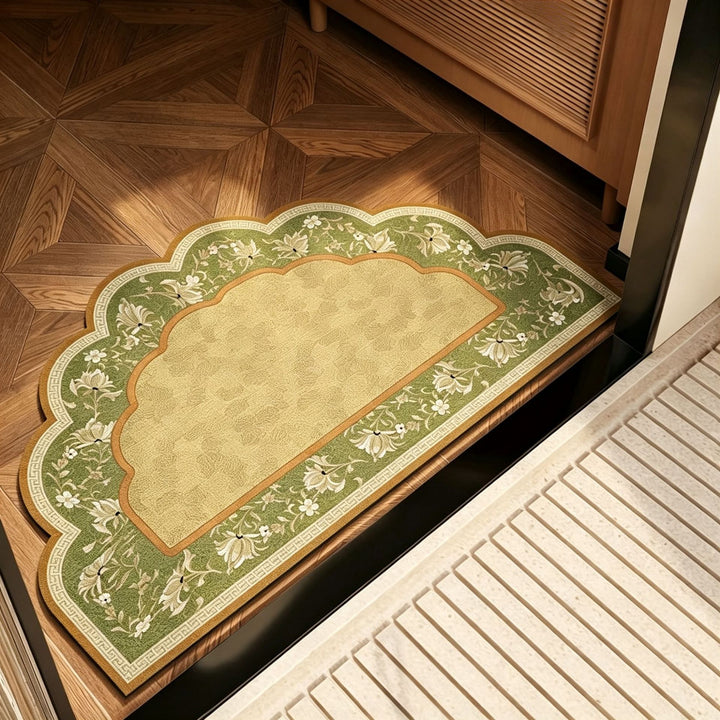 Decorative Scalloped Area Rug