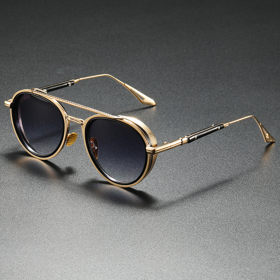 Women's Designer Sunglasses with Luxurious Metal Frame and Retro Accents Kalsten