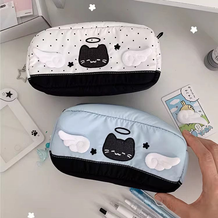 Cute Cat-Themed Multi-Functional Pouch