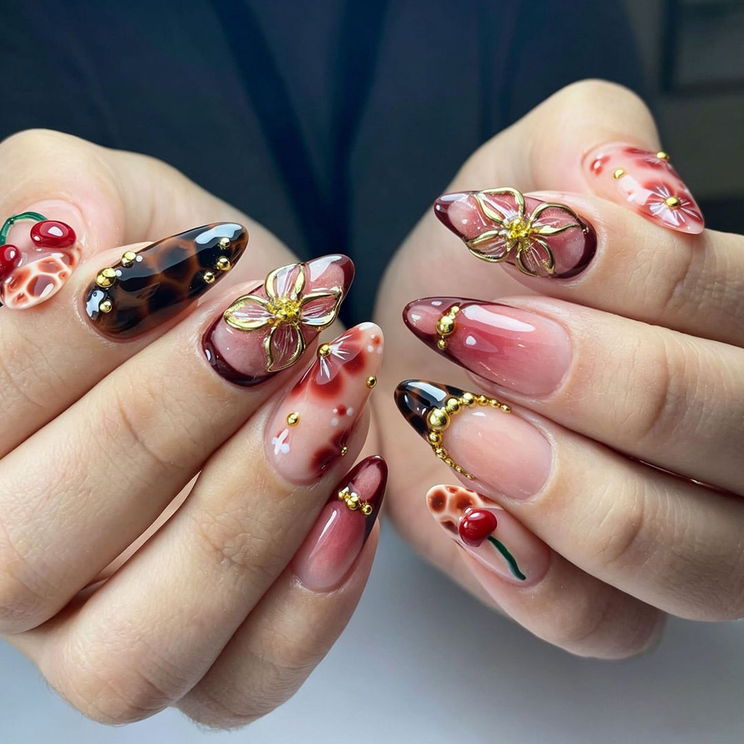 Luxury Nail Art Set with Galactic Designs Kalsten